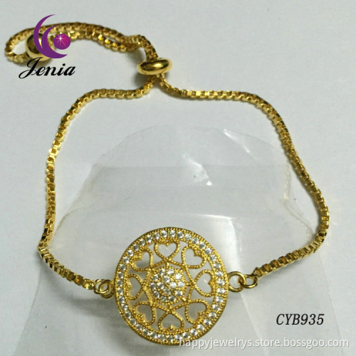 Jenia 2016 Fashion Women Wholesale Design 18K Gold Plated Bracelets